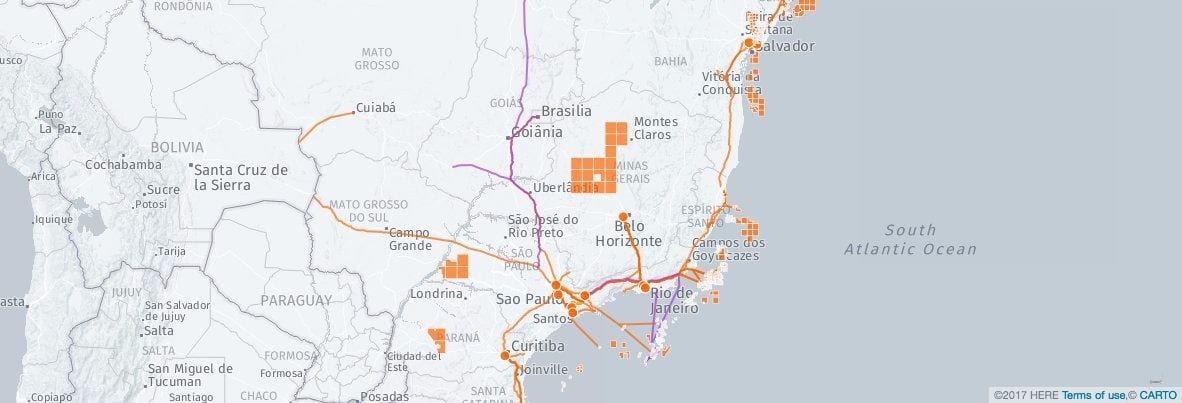 Infraestrutura de produção e escoamento