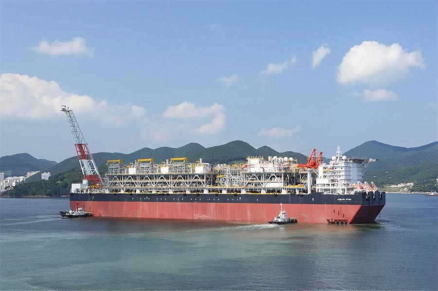 O FPSO gigante instalado no campo de Agbami, na Nigéria 