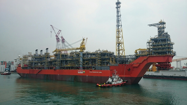 O campo de Mero produz a partir do FPSO Pioneiro de Libra