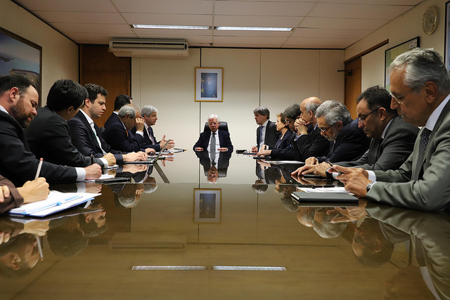 Brasília, 23/05/2018 Moreira Franco, Ministro de Minas e Energia, recebe parlamentares. Foto: Beth Santos/MME

