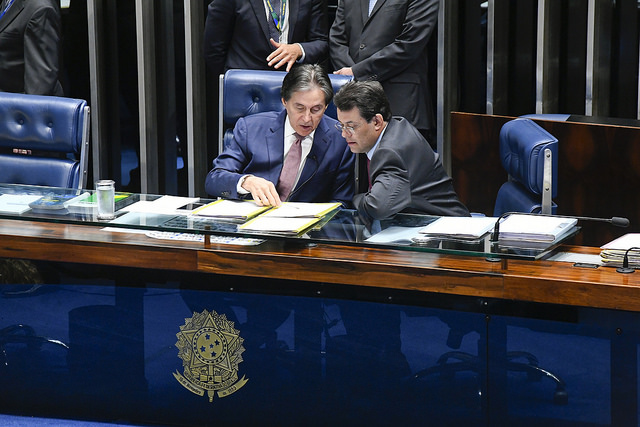 Plenário do Senado Federal durante sessão deliberativa extraordinária. Foto: Marcos Oliveira/Agência Senado