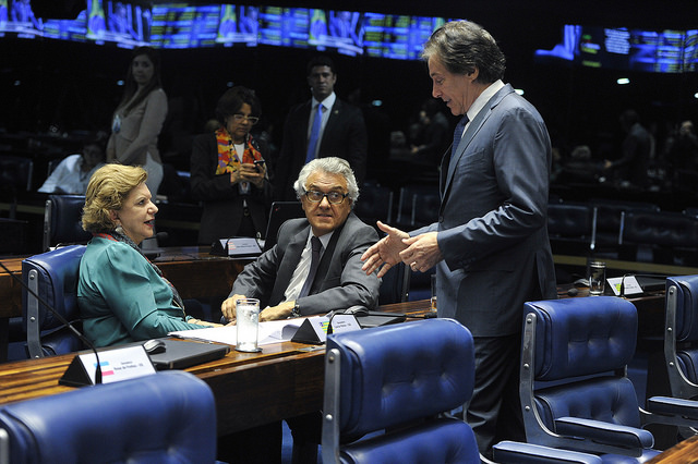 Plenário do Senado Federal ontem durante sessão deliberativa ordinária. Foto: Jonas Pereira/Agência Senado