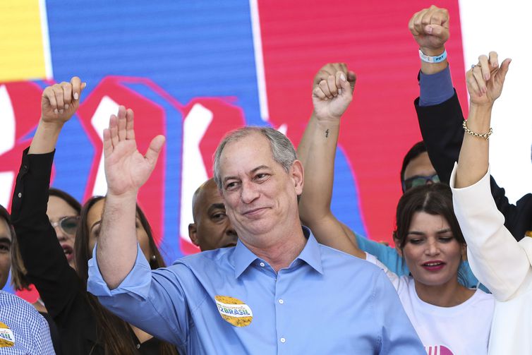 Brasília: PDT confirma Ciro Gomes como candidato à Presidência da República em  convenção nacional que reuniu filiados do partido. (Foto: Marcelo Camargo/Agência Brasil)