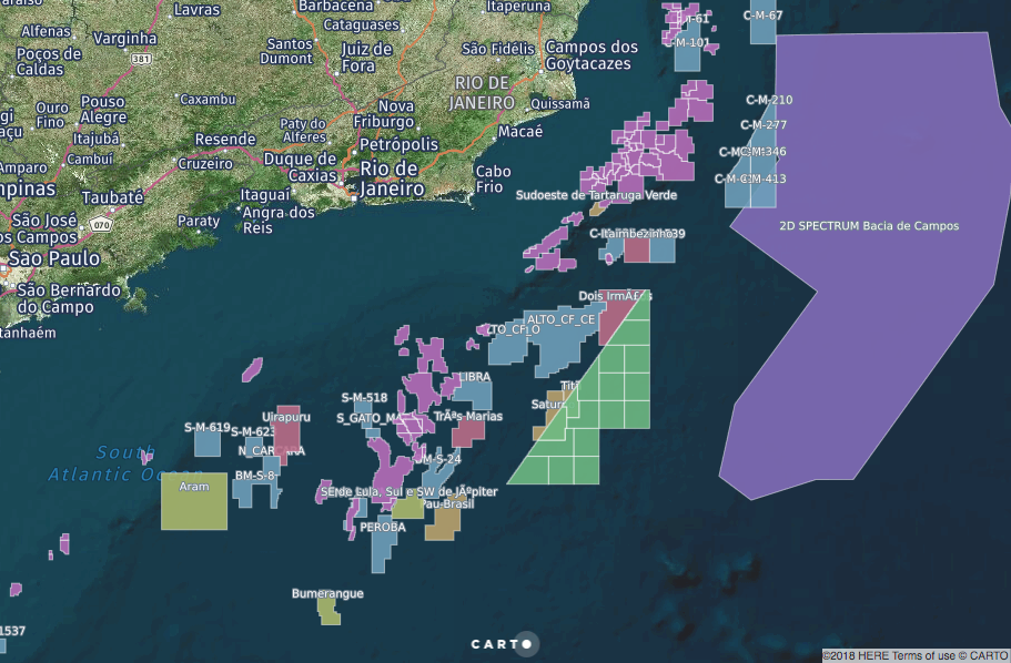 Spectrum fará 2D em águas profundas da Bacia de Campos