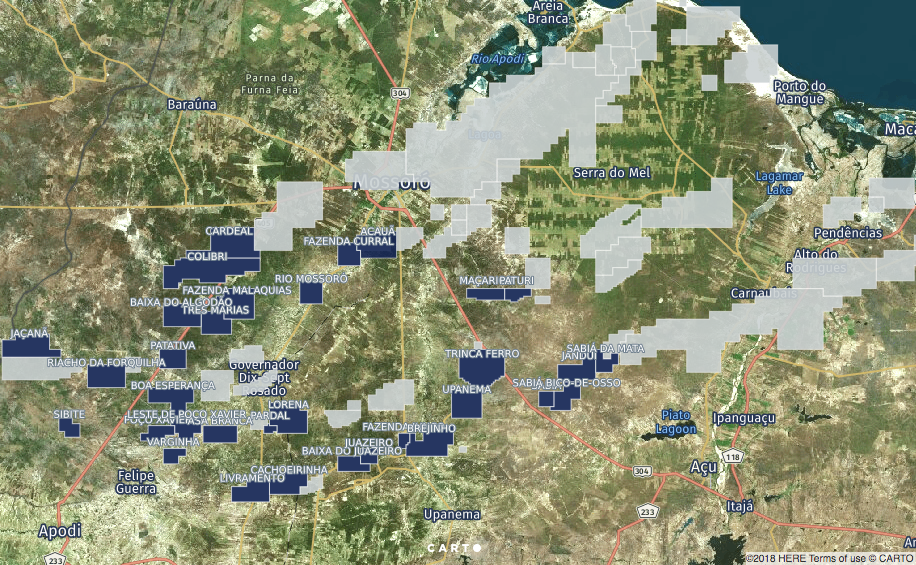 Onde estão os 37 campos vendidos pela Petrobras