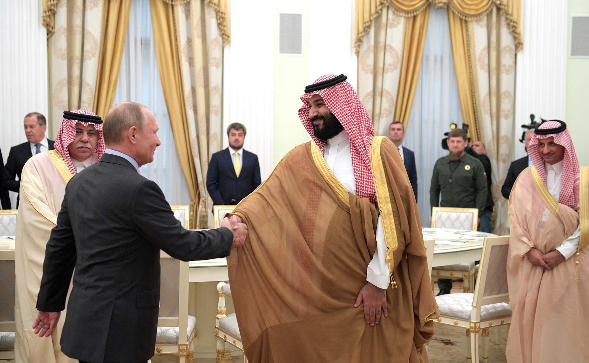 Vladimir Putin e Mohammad bin Salman Al Saud (2)