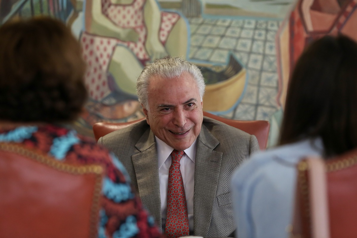 Michel Temer dá entrevista ao Jornal Estadão.  Foto: Marcos Corrêa/PR


