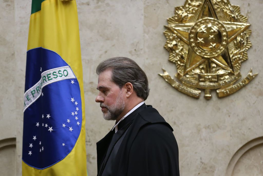 O ministro do Supremo Tribunal Federal (STF) Dias Toffoli toma posse no cargo de presidente da Corte.