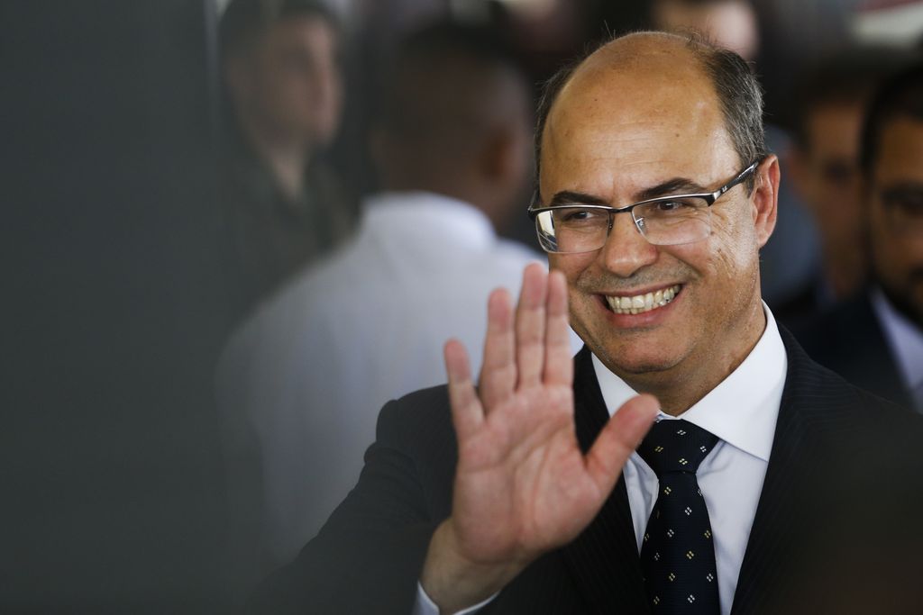 O governador eleito Wilson Witzel , participa da formatura e diplomação de militares na Escola de Aperfeiçoamento de Oficiais, na Vila Militar em Deodoro. Foto: Fernando Frazão/Agência Brasil 