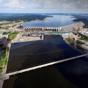 UHE Belo Monte, maior hidrelétrica 100% brasileira, localizada na bacia do Rio Xingu, próximo de Altamira, no Pará (Foto: Agência Brasil)