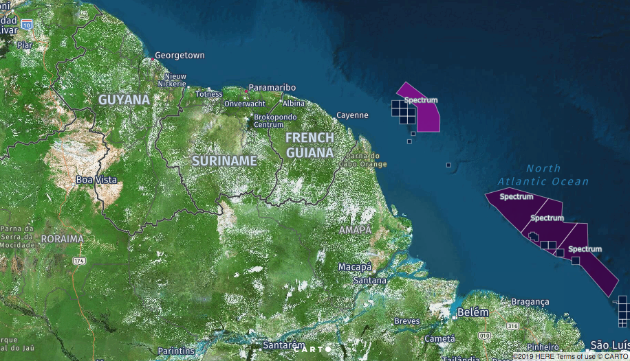 Spectrum licencia sísmica 3D na Foz do Amazonas e Pará-Maranhão