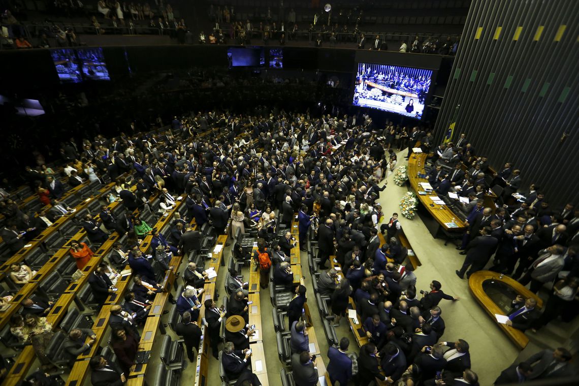 Sessão de posse dos Deputados Federais para a 56ª Legislatura / Foto: EBC