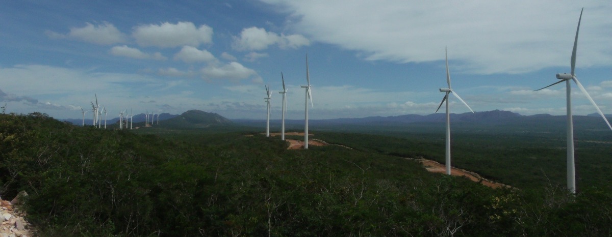 Usina Eólica de Seabra, na Bahia. Foto: Divulgação / janeiro 2012