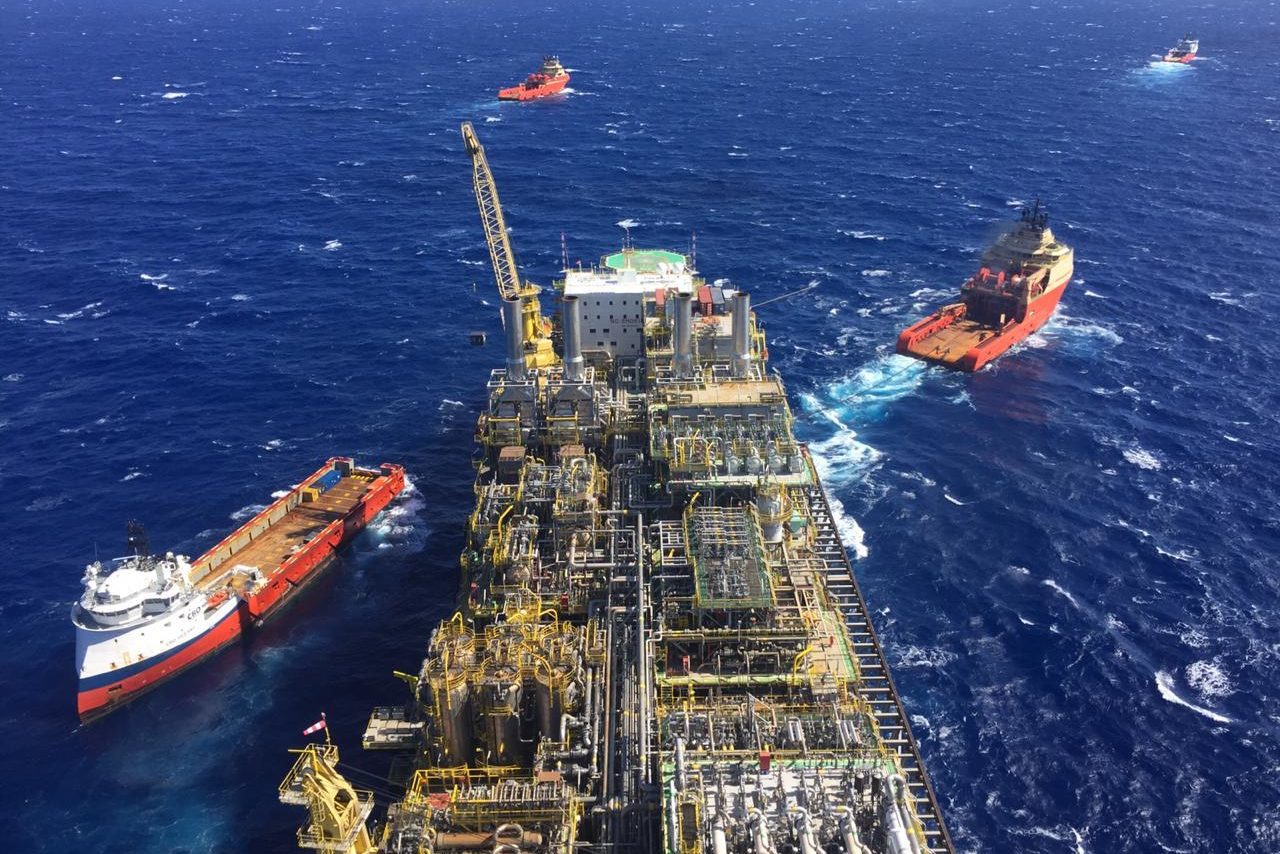 FPSO P-76, operado pela Petrobras, iniciou produção no campo de Búzios, no pré-sal da Bacia de Santos, em fevereiro de 2019 (Foto: Agência Petrobras)