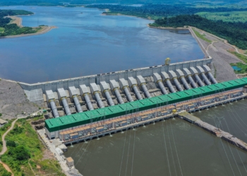 Hidrelétrica de Belo Monte, maior hidrelétrica 100% brasileira, localizada na bacia do Rio Xingu, próximo de Altamira, no Pará