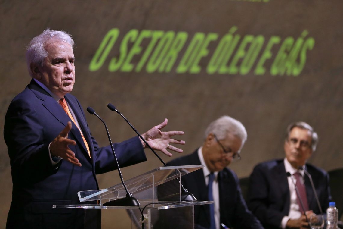 O presidente da Petrobras, Roberto Castello Branco, fala no Seminário "A Nova Economia Liberal", na Fundação Getúlio Vargas (FGV), no Rio de Janeiro.