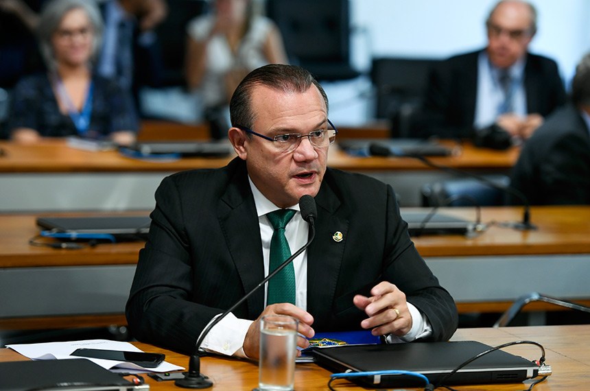 Wellington Fagundes (PR-MT), presidente da comissão mista, cancelou a reunião por falta de quórum
Edilson Rodrigues/Agência Senado