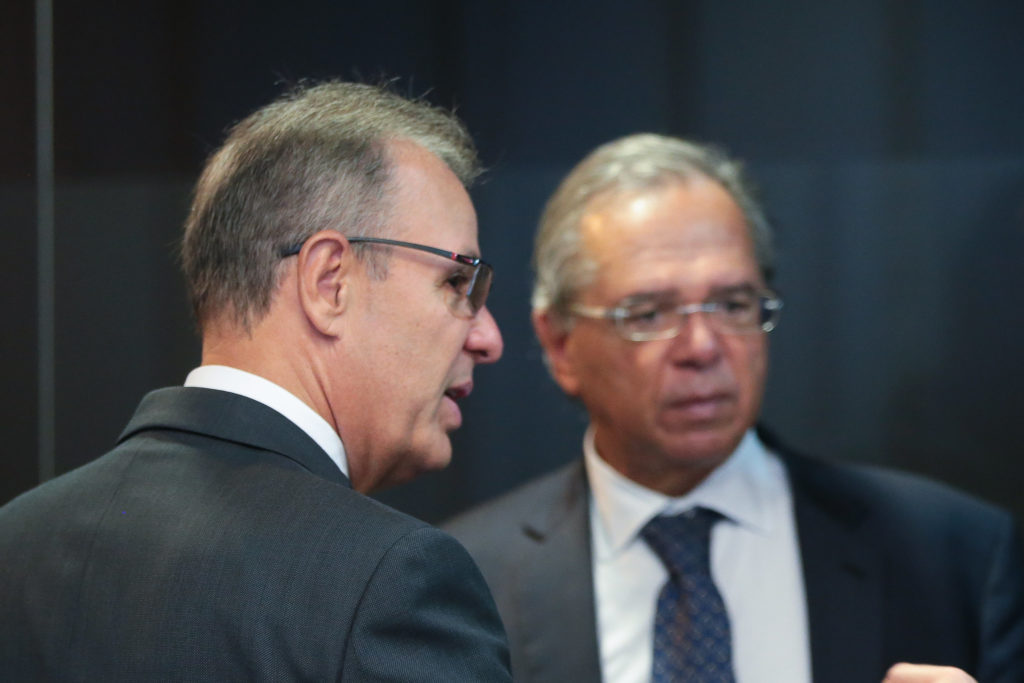 Bento Albuquerque e Paulo Guedes – ministérios discutem privatização da Eletrobras