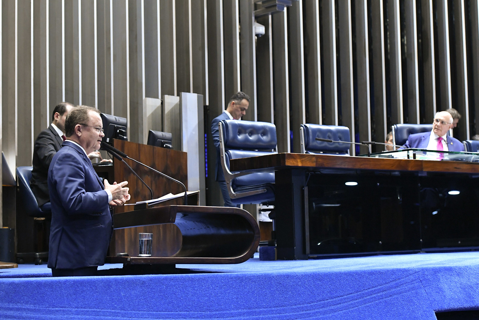 Plenário do Senado Federal durante sessão deliberativa ordinária. rrEm discurso, à tribuna, senador Zequinha Marinho (PSC-PA). rrFoto: Geraldo Magela/Agência Senado