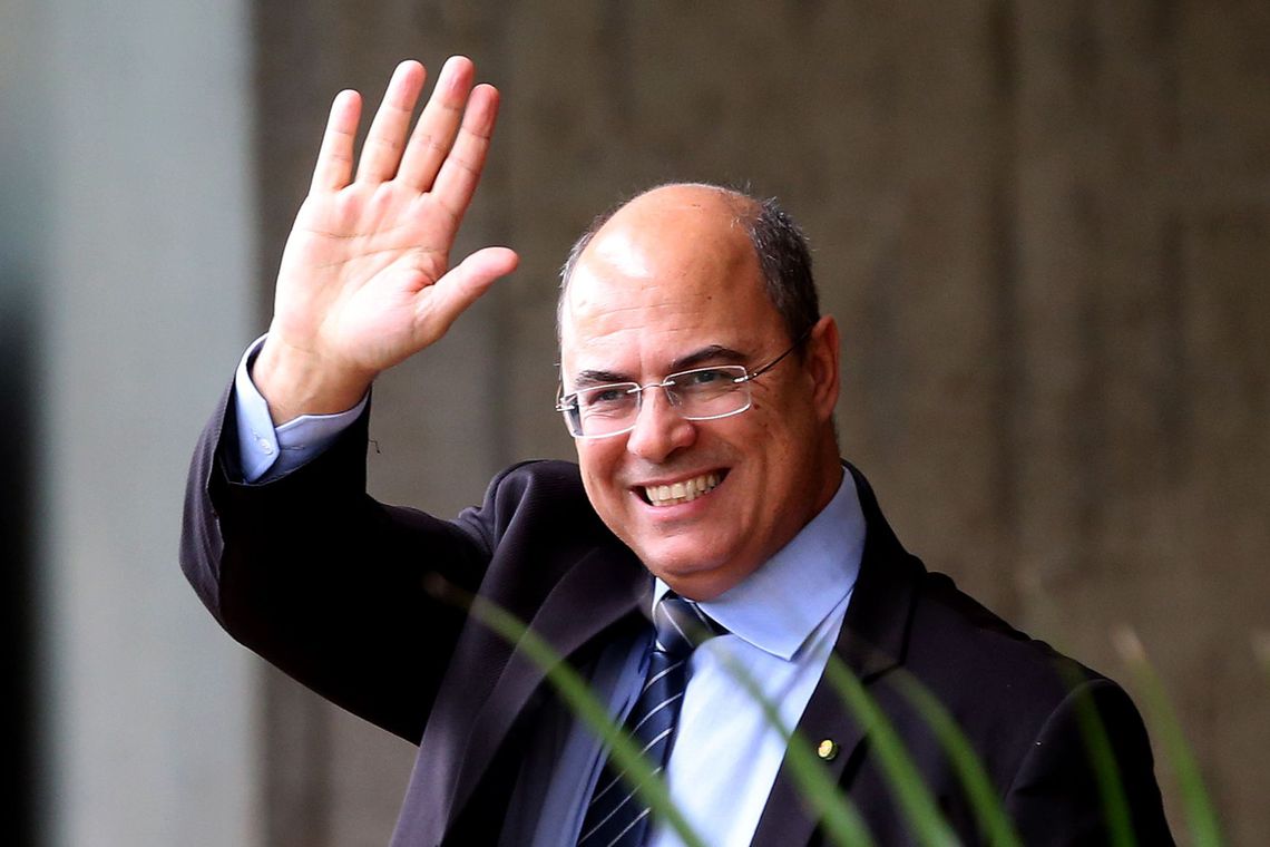 O governador eleito do Rio de Janeiro, Wilson Witzel, no Centro Cultural Banco do Brasil (CCBB), em Brasília, onde funciona o gabinete de transição de governo.