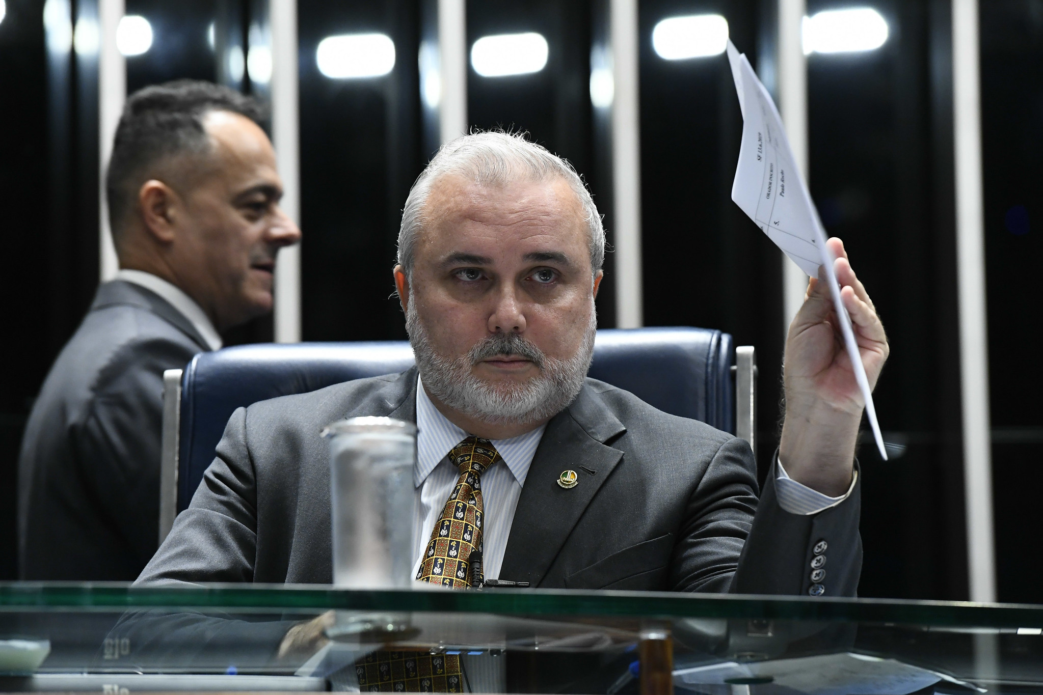 Plenário do Senado Federal durante sessão não deliberativa. rrÀ mesa, senador Jean Paul Prates (PT-RN) preside sessão.rrFoto: Marcos Oliveira/Agência Senado