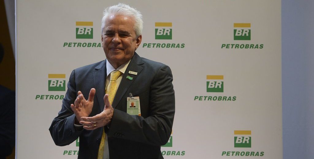 O economista Roberto Castello Branco toma posse como novo presidente da Petrobras, no edifício sede da companhia, no Rio de Janeiro.