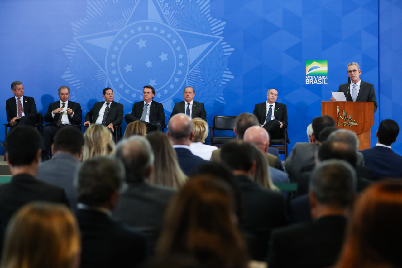 (Brasília - DF, 23/07/2019) Cerimônia de Lançamento do Novo Mercado de Gás.rFoto: Marcos Corrêa/PR