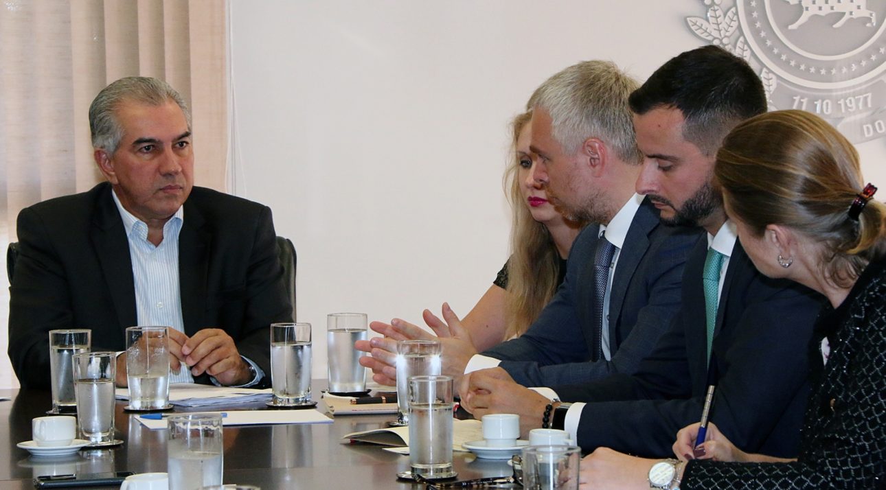  Reunião do governo Reinaldo Azambuja com representantes da Acron. Foto: Edemir Rodrigues