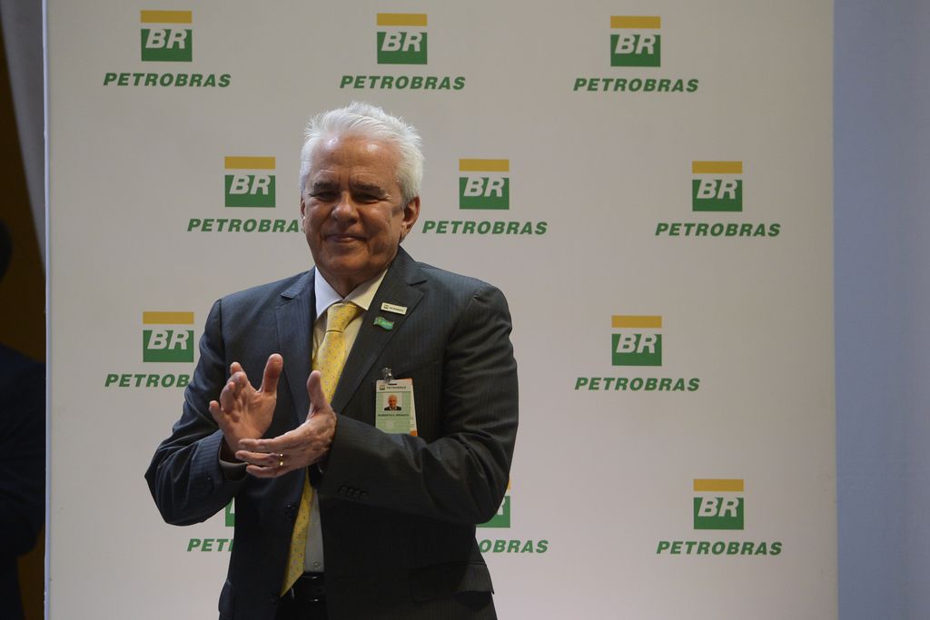 O economista Roberto Castello Branco toma posse como novo presidente da Petrobras, no edifício sede da companhia, no Rio de Janeiro. Foto: Fernando Frazão/Agência Brasil