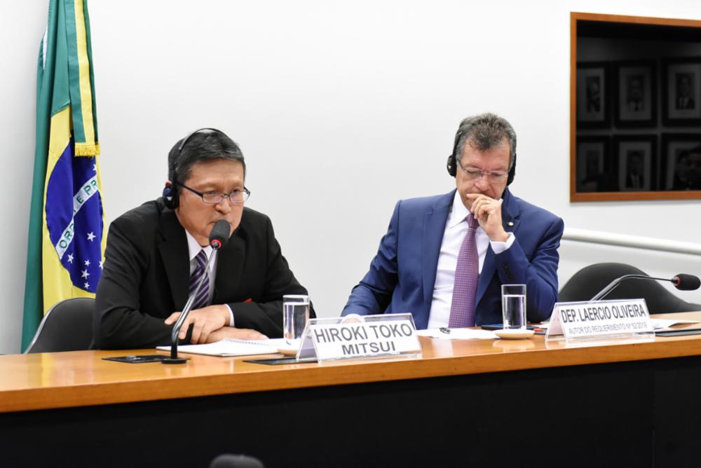 Audiência pública sobre a compra da Gaspetro pela Mitsui e o contrato de concessão com Sergipe. Diretor Presidente da Mitsui Gás, Hiroki Toko. Foto: Reila Maria/Câmara dos Deputados