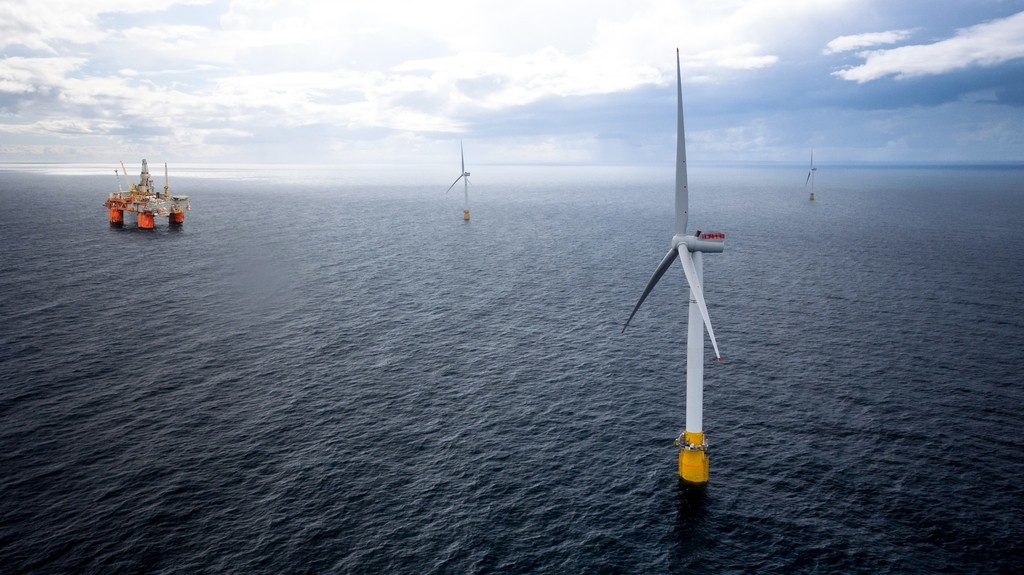 Hywind Tampen, usina eólica offshore da Equinor na Noruega (Foto: Divulgação)