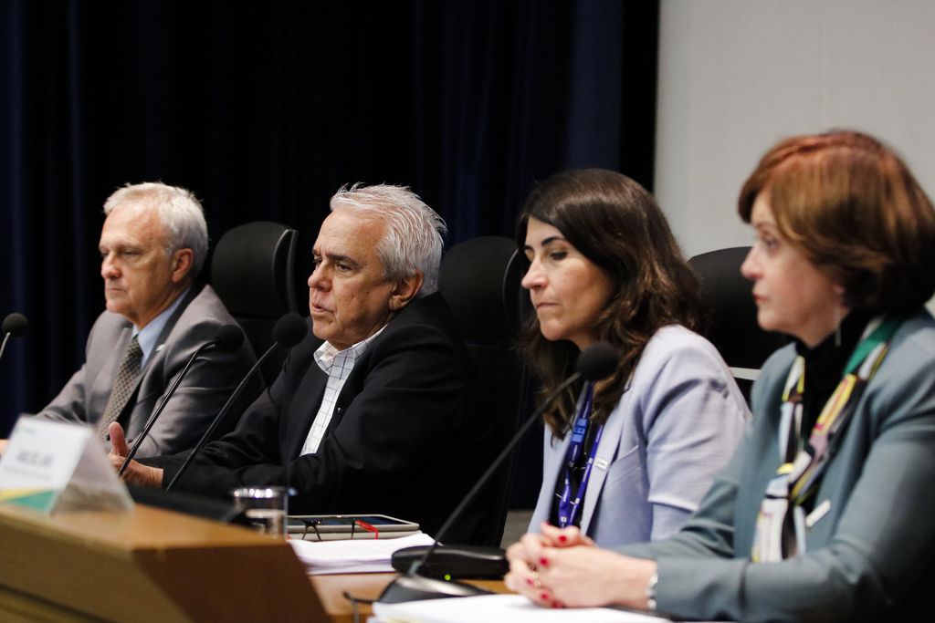 A diretoria executiva da Petrobras detalha os resultados operacionais e financeiros do segundo trimestre de 2019, no edifício-sede. Foto: Fernando Frazão/Agência Brasil 