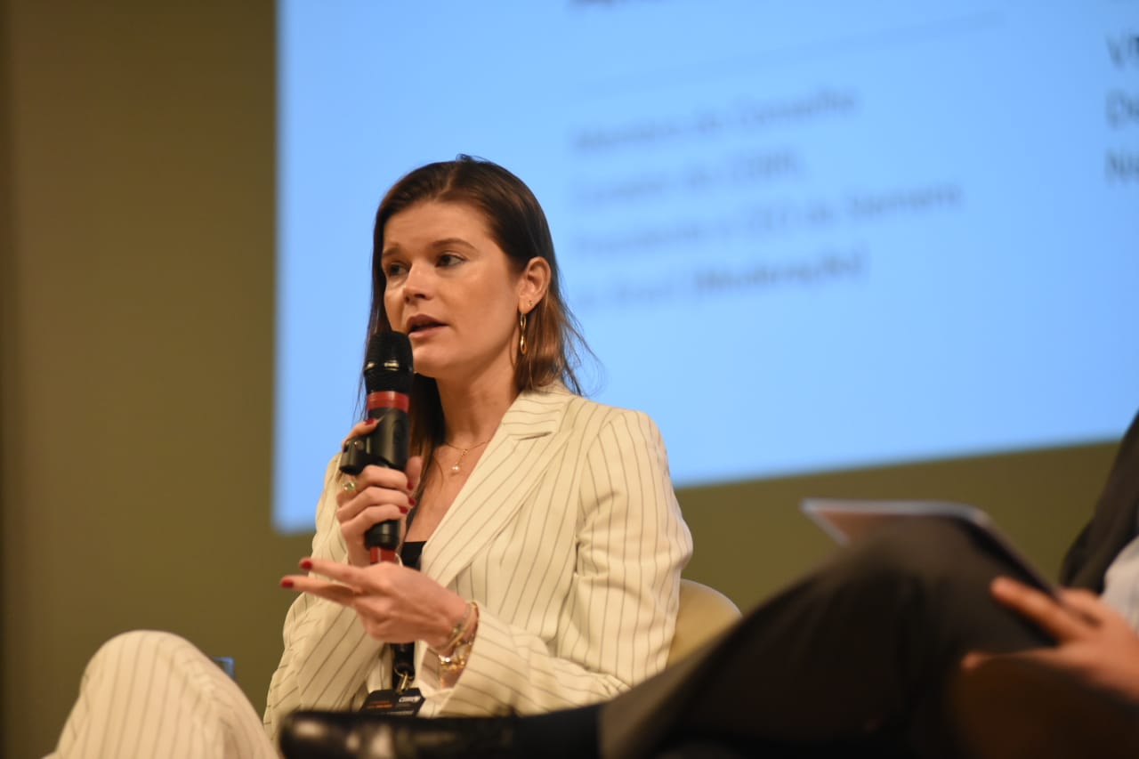 Martha Seillier durante evento no Rio de Janeiro / Foto: divulgação CEBRI