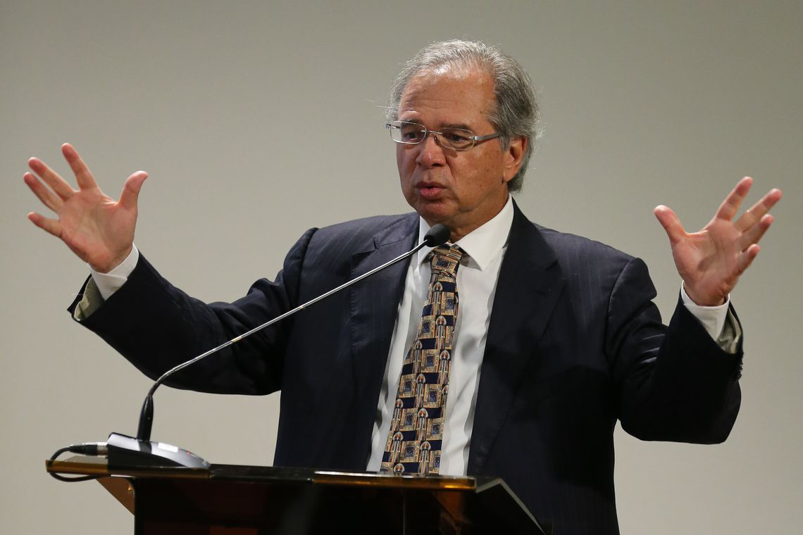 O ministro da Economia, Paulo Guedes, participa do evento Diálogos com o TCU / Foto: EBC