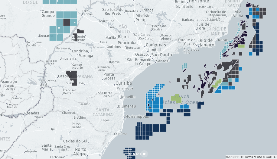 871 blocos exploratórios para petróleo e gás em oferta em 2020; veja mapa interativo