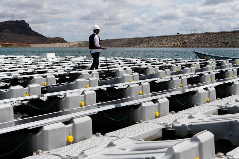 Sobradinho-BA, 28/11/2018 Usina Fotovoltaica Flutuante, da Companhia Hidro Elétrica do São Francisco (Chesf).   Foto: Saulo Cruz/MME