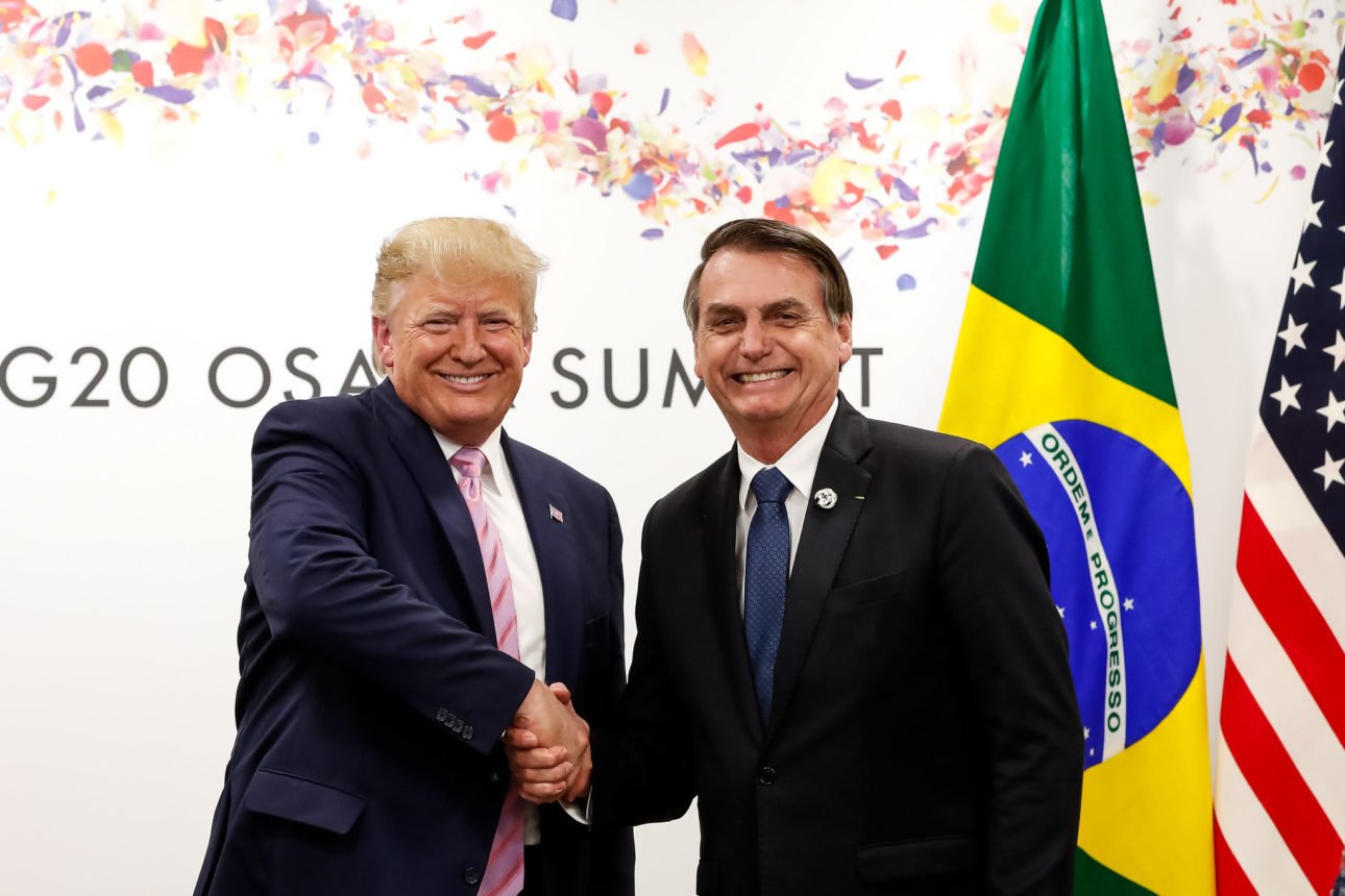 (Osaka - Japão, 28/06/2019) Presidente da República, Jair Bolsonaro, durante Reunião bilateral com o senhor Donald J. Trump, Presidente dos Estados Unidos da América.rFoto: Alan Santos / PR