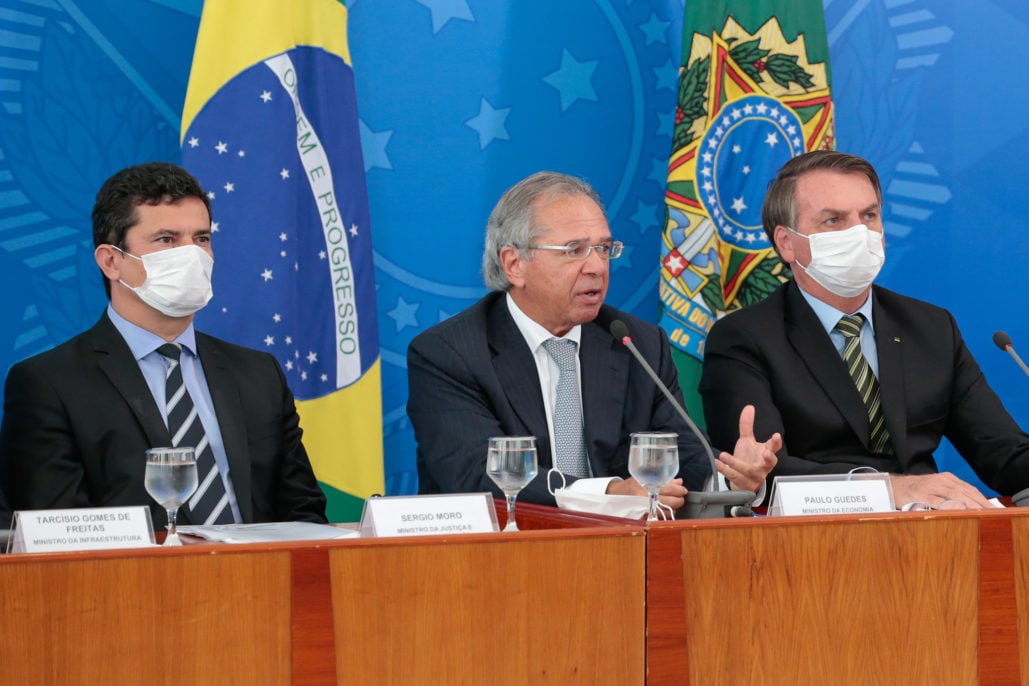 (Brasília - DF, 18/03/2020) Coletiva à Imprensa do Presidente da República, Jair Bolsonaro e Ministros de Estado. Foto: Carolina Antunes/PR