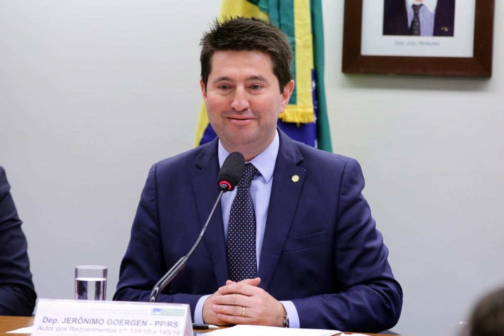 Jerônimo Goergen (PP/RS) durante sessão da comissão de Agricultura da Câmara –deputado quer estabelecer coronograma para o B20 até 2028