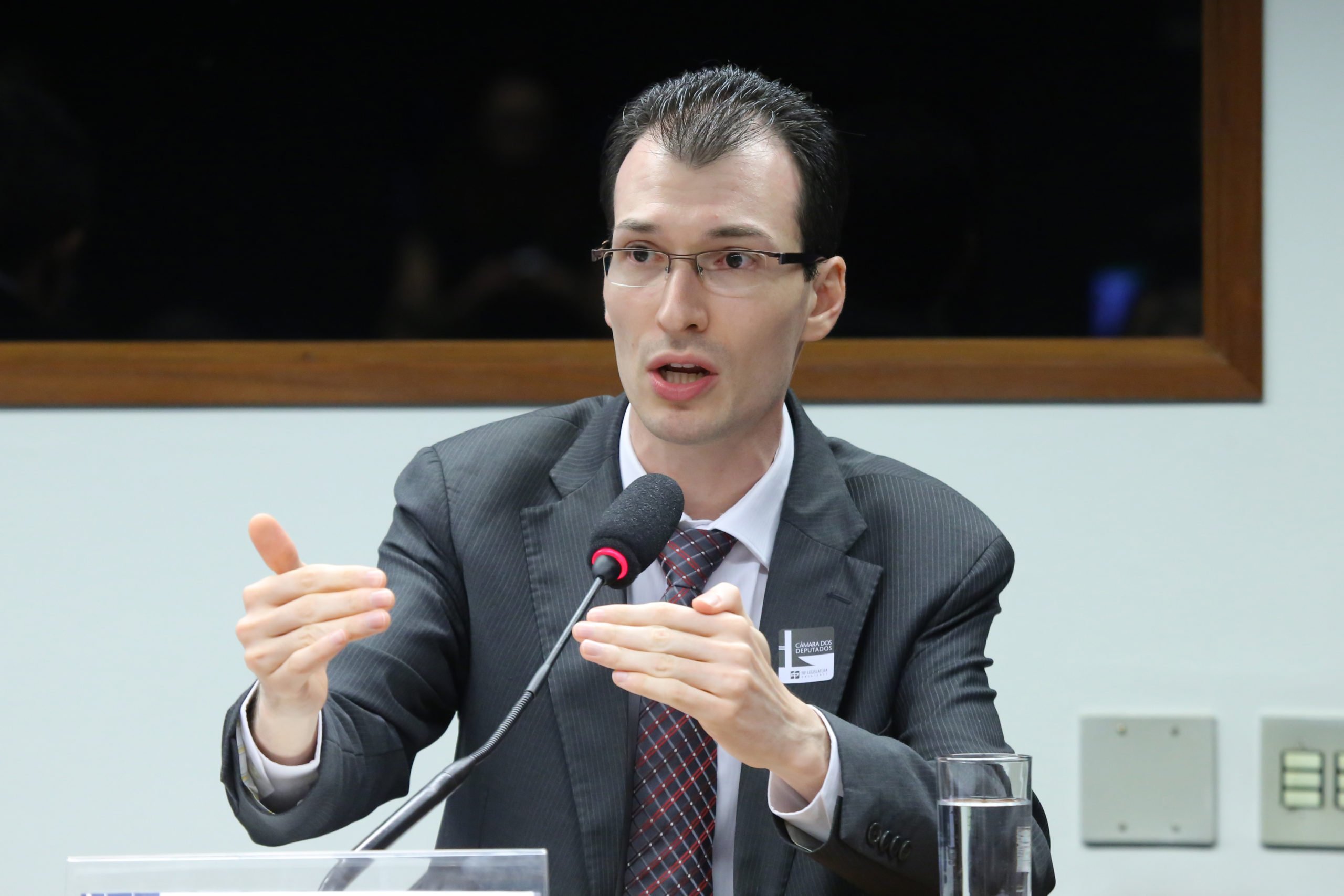 Presidente Executivo da Absolar, Rodrigo Sauaia, em audiência na Câmara (Foto Câmara dos Deputados)