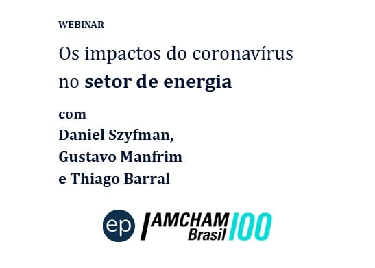 webinar Os impactos do coronavírus no setor de energia