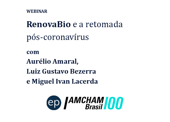 webinar RenovaBio e a retomada pós-coronavírus