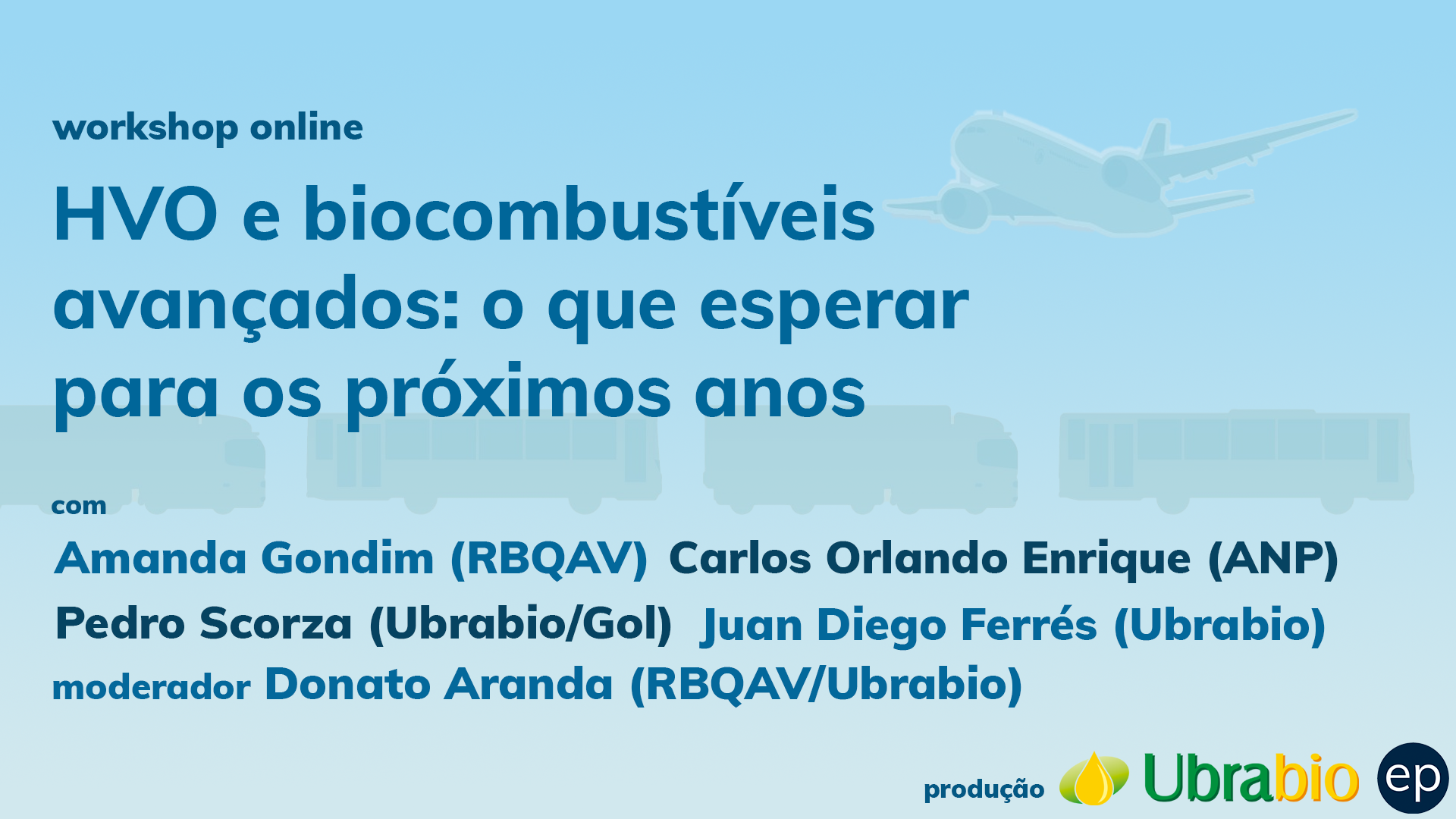 workshop online | HVO e biocombustíveis avançados: o que esperar para os próximos anos