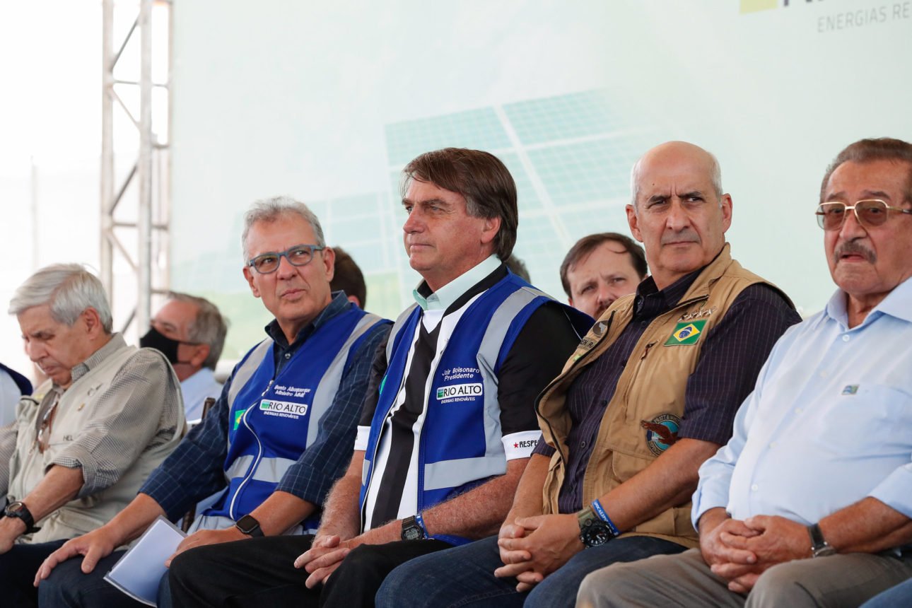 (Coremas - PB, 17/09/2020) Presidente da República, Jair Bolsonaro durante Inauguração da Usina Fotovoltaica Coremas III e Ato de divulgação do Programa de Eficiência Energética. Foto: Alan Santos/PR