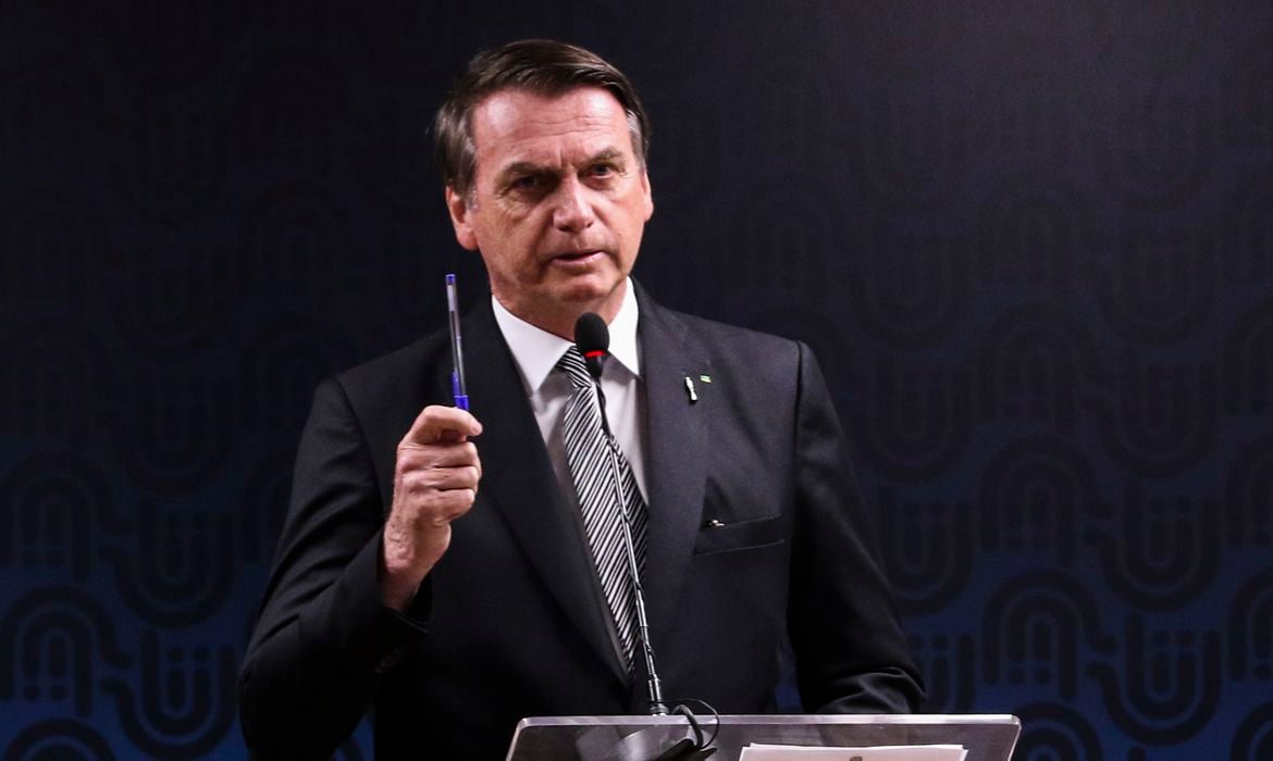 O presidente Jair Bolsonaro e a  primeira-dama, Michelle Bolsonaro, participam do lançamento do Programa Nacional de Incentivo ao Voluntariado, no Hospital da Criança de Brasília José Alencar (HCB)