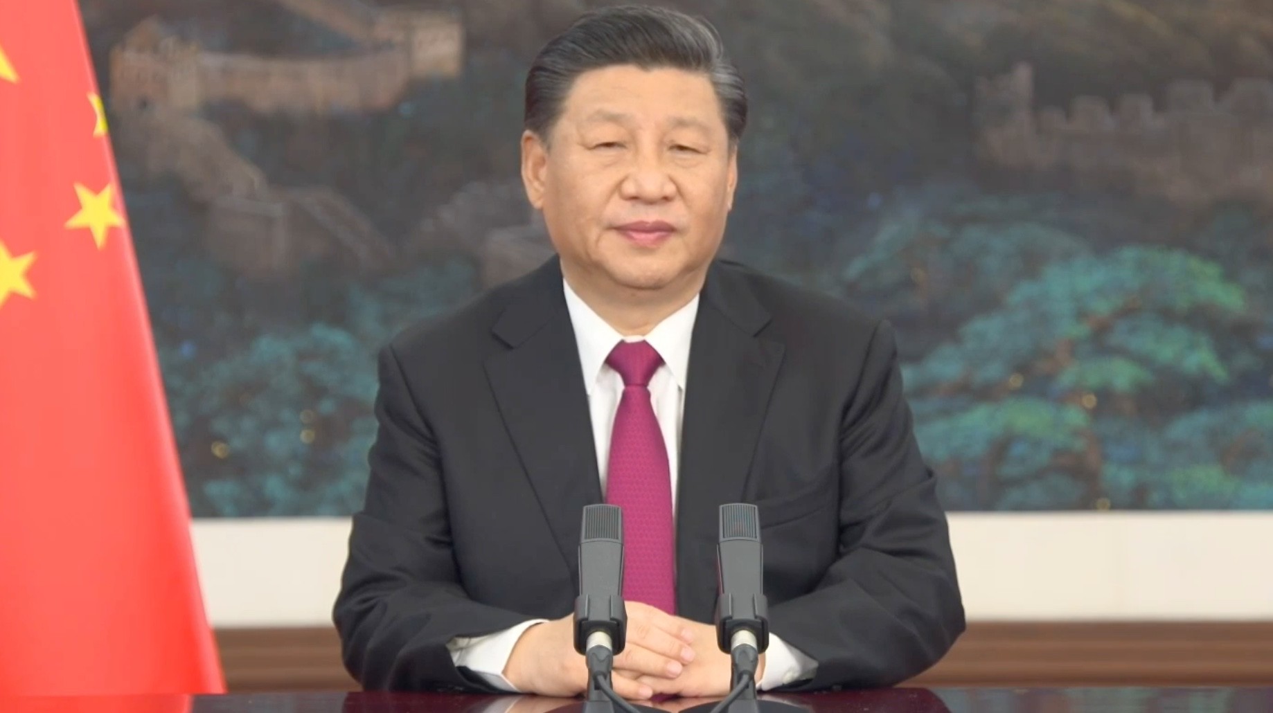 China quer liderar o mundo na direção do desenvolvimento e economia verdes, diz Xi Jinping, presidente da China, em mensagem a Davos (Foto: Fórum Econômico Mundial)