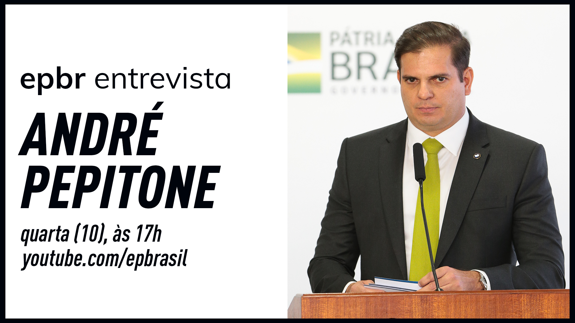 André Pepitone, diretor-geral da Aneel, será o entrevistado desta quarta (10)