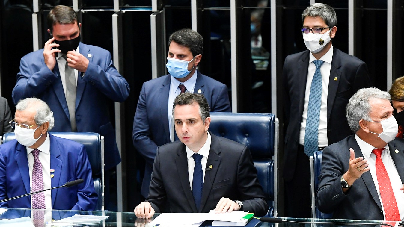 Rodrigo Pacheco faz discurso de posse na Presidência do Senado Federal