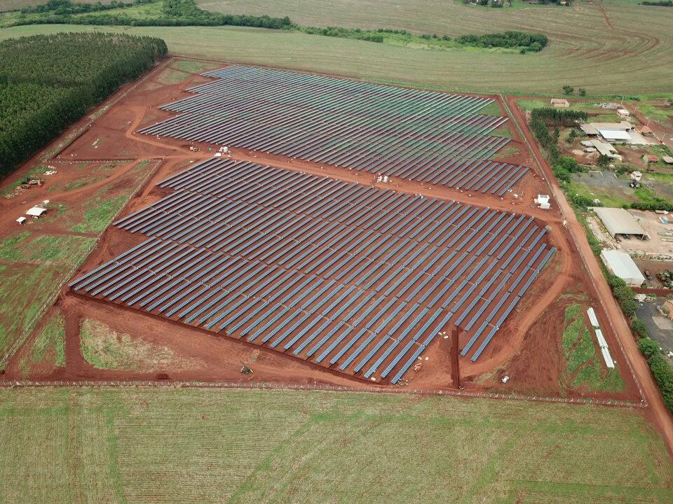 Usina solar fotovoltaica da GreenYellow em Padre Bernardo, Goiás (Foto: Divulgação)