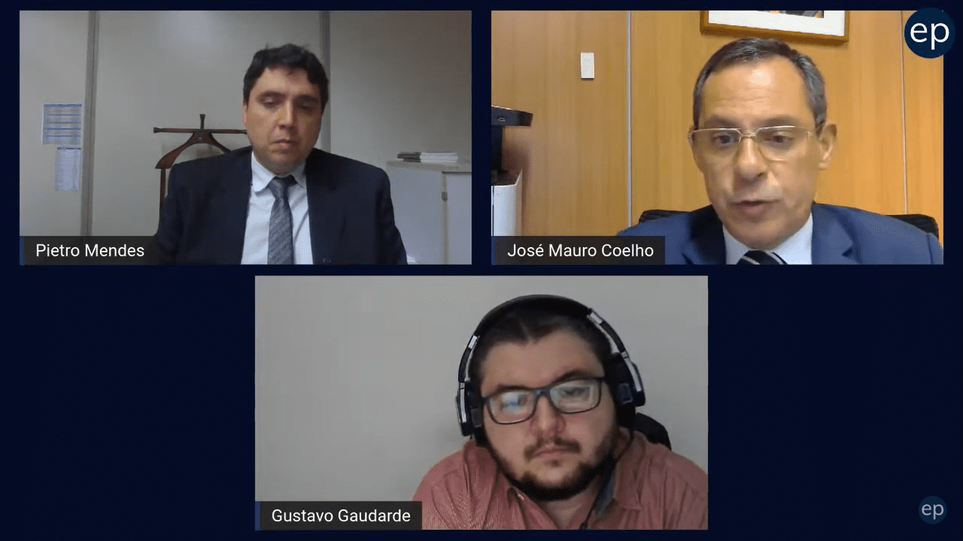 Combustível do Futuro: o que vem por aí com o novo programa do governo federal. Na imagem: Captura de tela da live "epbr entrevista", com o Secretário de Petróleo, Gás Natural e Biocombustíveis, José Mauro Coelho, e o Diretor de Biocombustíveis, Pietro Mendes